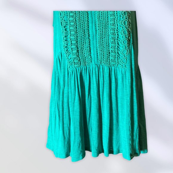 Cupio Ruffle Crochet Front Camisole Tank Top SM - Picture 5 of 14